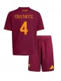 AS Roma Bryan Cristante #4 Kotipaita Lasten 2025-26 Lyhythihainen (+ shortsit)